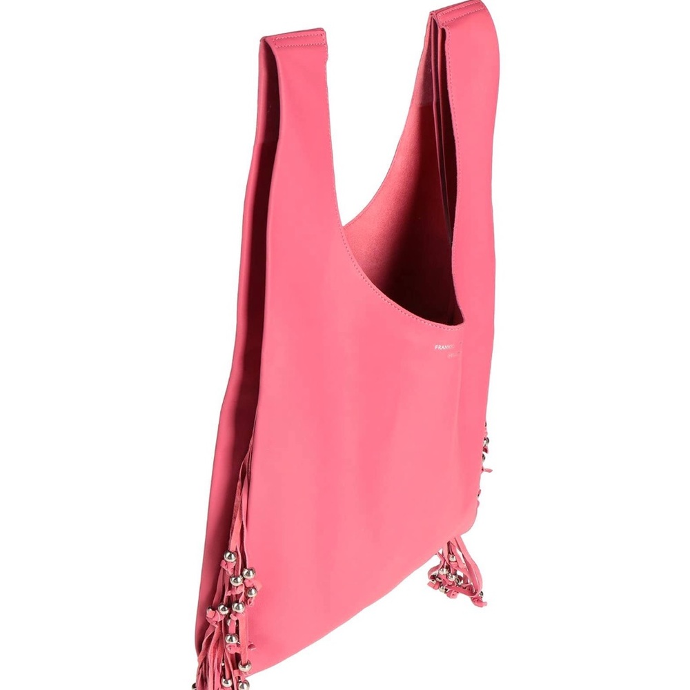 Frankie Morello pink leather handbag BNWT - Picture 3 of 3
